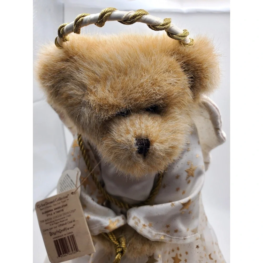 Boyds Bears Gloranna Angelstar Christmas Tree Topper Plush Angel
